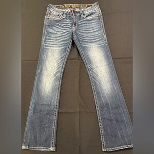 Rock Revival "Breeda" Women's Bootcut Blue Jeans 31